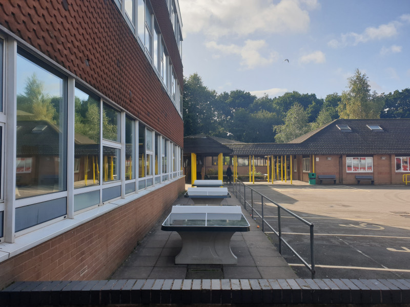 Langley School out  Solihull, West Midlands