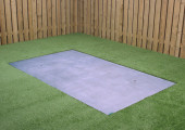 Concrete base plate for tennis table Anthracite-Concrete