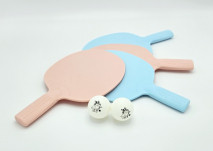 Table tennis bats Pastel, set of 4