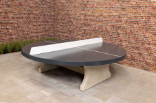Round Ping-Pong table Anthracite