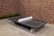 Ping pong table low, rounded Anthracite