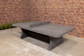 Ping-pong table rounded, Anthracite-Concrete