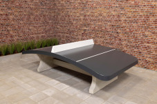 Concrete Foot Volleyball Table Anthracite