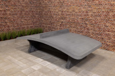 Foot Volleyball Table Anthracite-Concrete