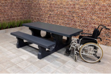 Picknickset Standard Anthrazit rollstuhlgerecht