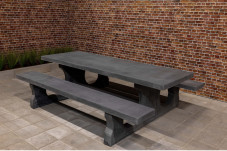 Picknickset Standard Anthrazit-Beton 246cm