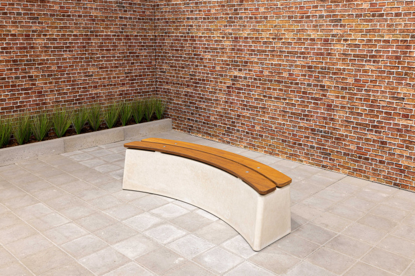 Betonbank DeLuxe Oval