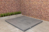 Bodenplatte Picknick-Set 246 cm anthrazit-beton