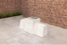 Sitzspielbank Dame Beton Naturell