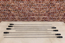 Solid rods for HeBlad table football game