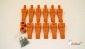 Orange football players for table football game