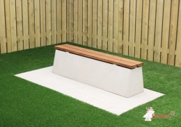 Bench DeLuxe Natural Concrete