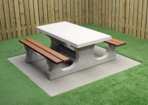 Ensemble pique-nique DeLuxe avec fond de chaise en bambou