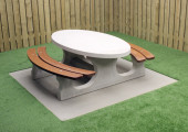 Picnic table DeLuxe Oval