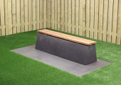 Concrete Bench DeLuxe, Anthracite-Concrete