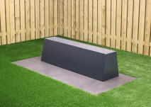 Concrete Bench Standard in anthracite design
